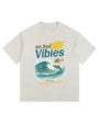 Waves Vintage-Washed Oversized T-shirt