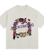 Vivid Crew Vintage-washed oversize tee