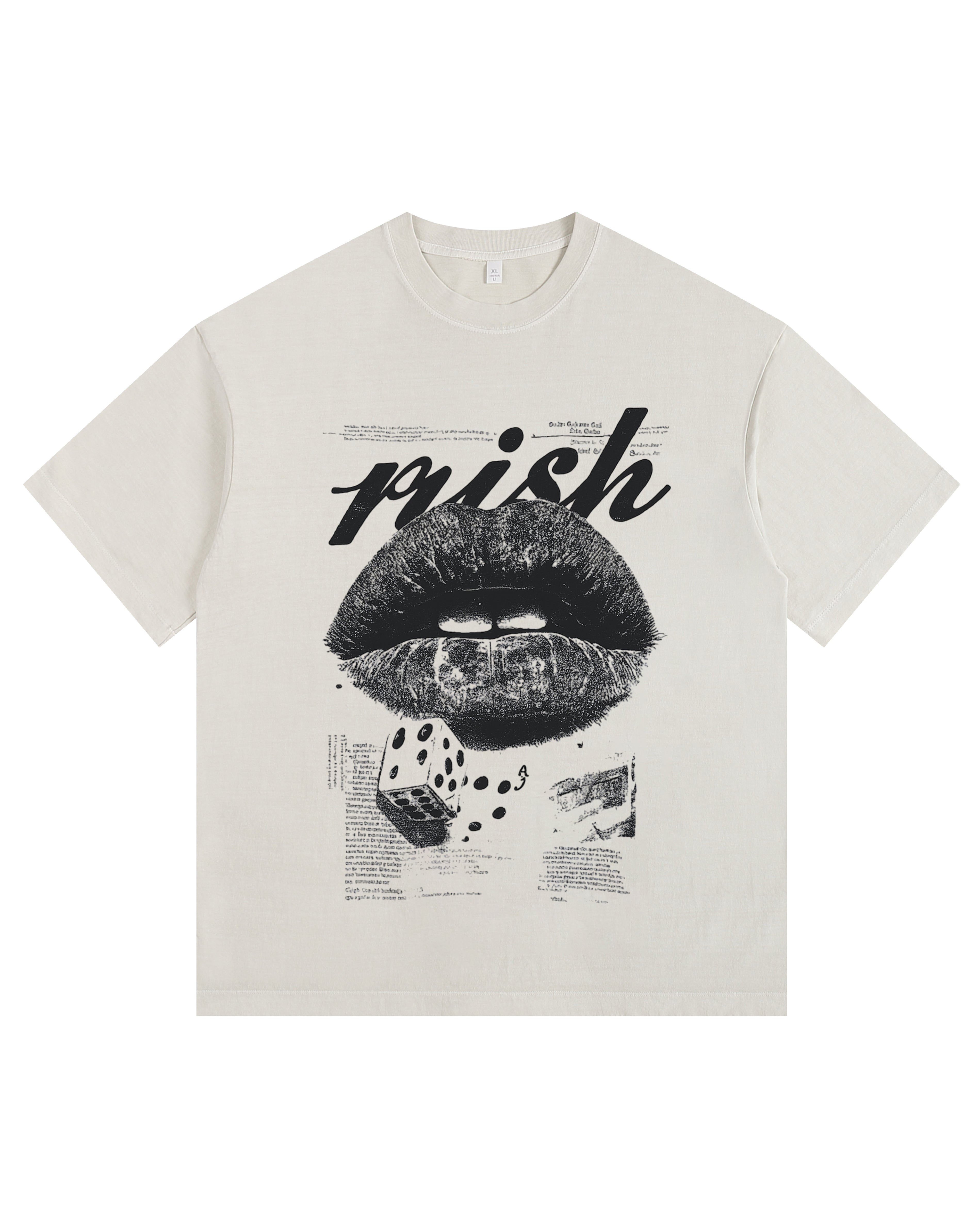 CLUBLIP Vintage-washed oversized T-shirt