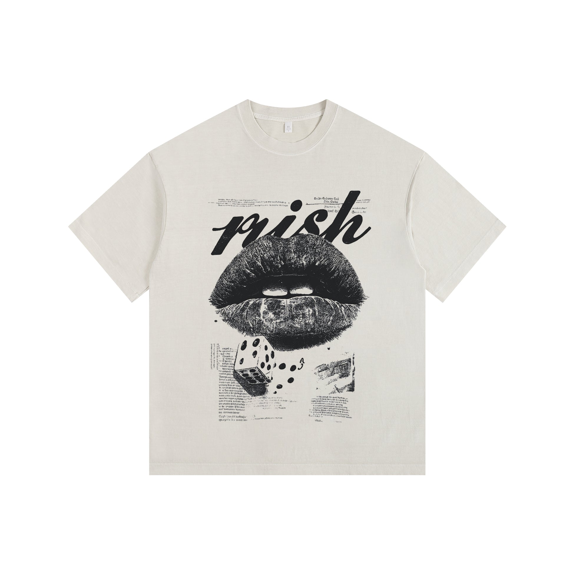 CLUBLIP Vintage-washed oversized T-shirt