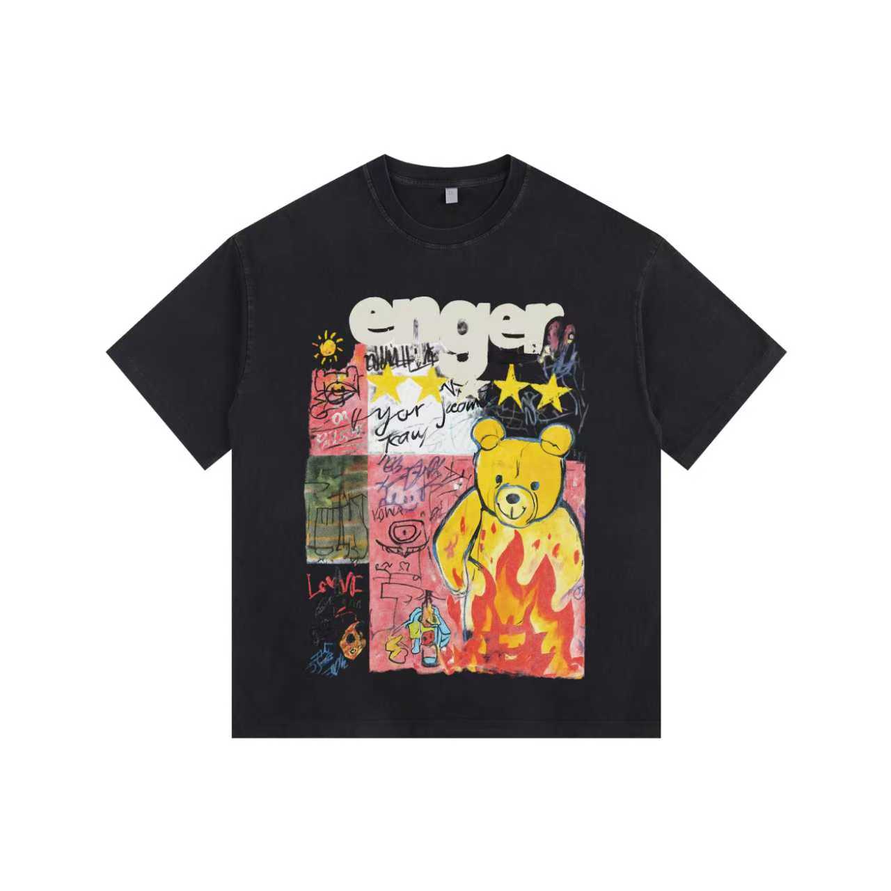 BlazeBear Vintage-washed oversized T-shirt