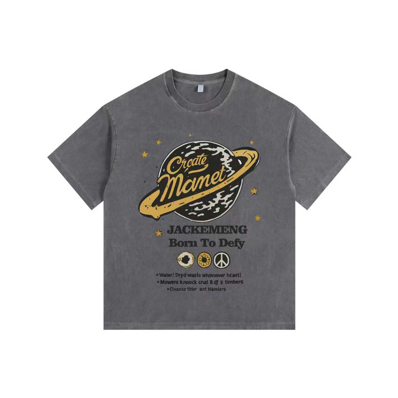 Planet Vintage-washed oversized T-shirt