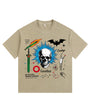 Street Doodle Vintage-washed oversized T-shirt