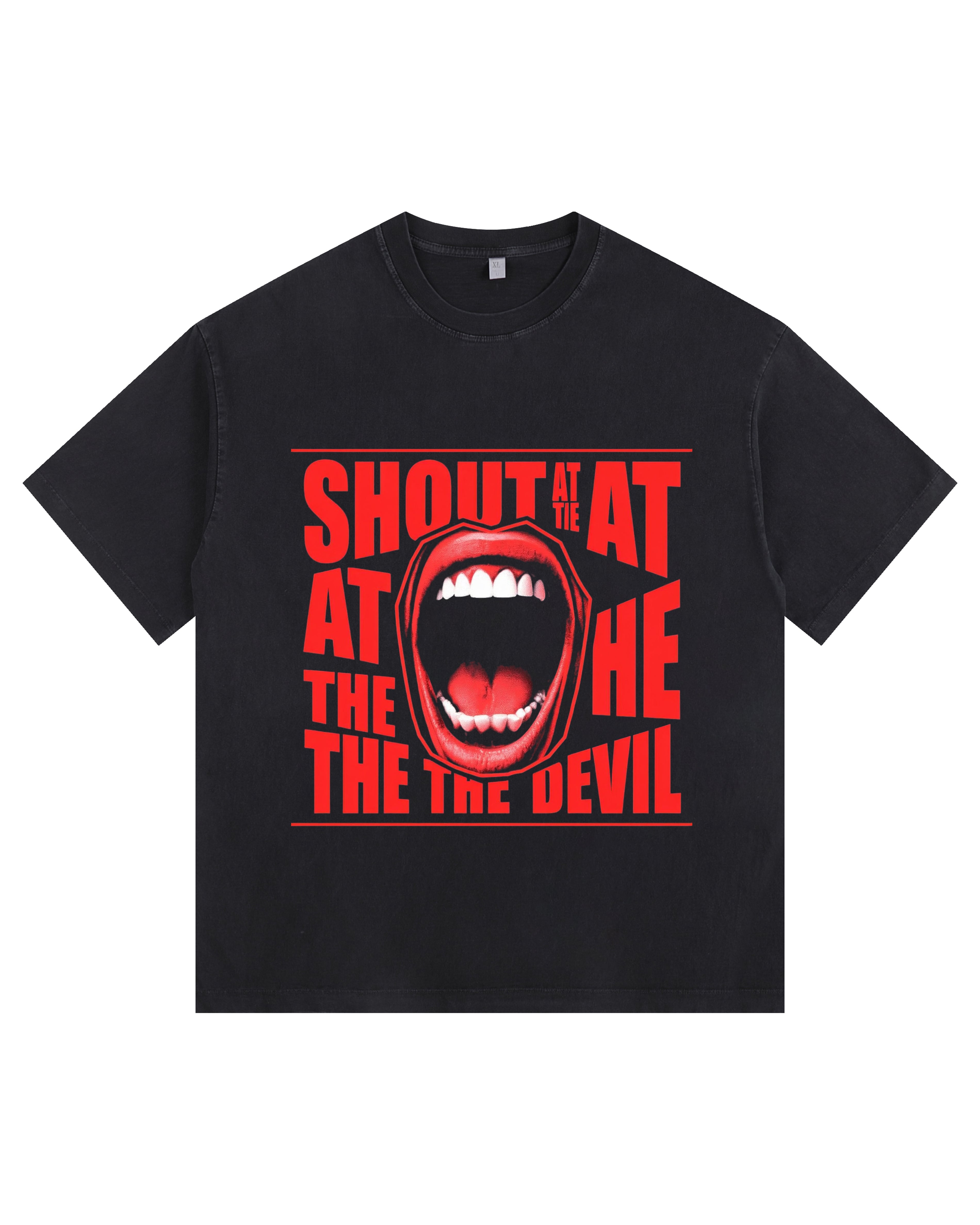 CLUBLIP Vintage-washed oversized T-shirt