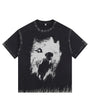 Beast Vintage-Washed Oversized T-shirt – [Oxide Union]