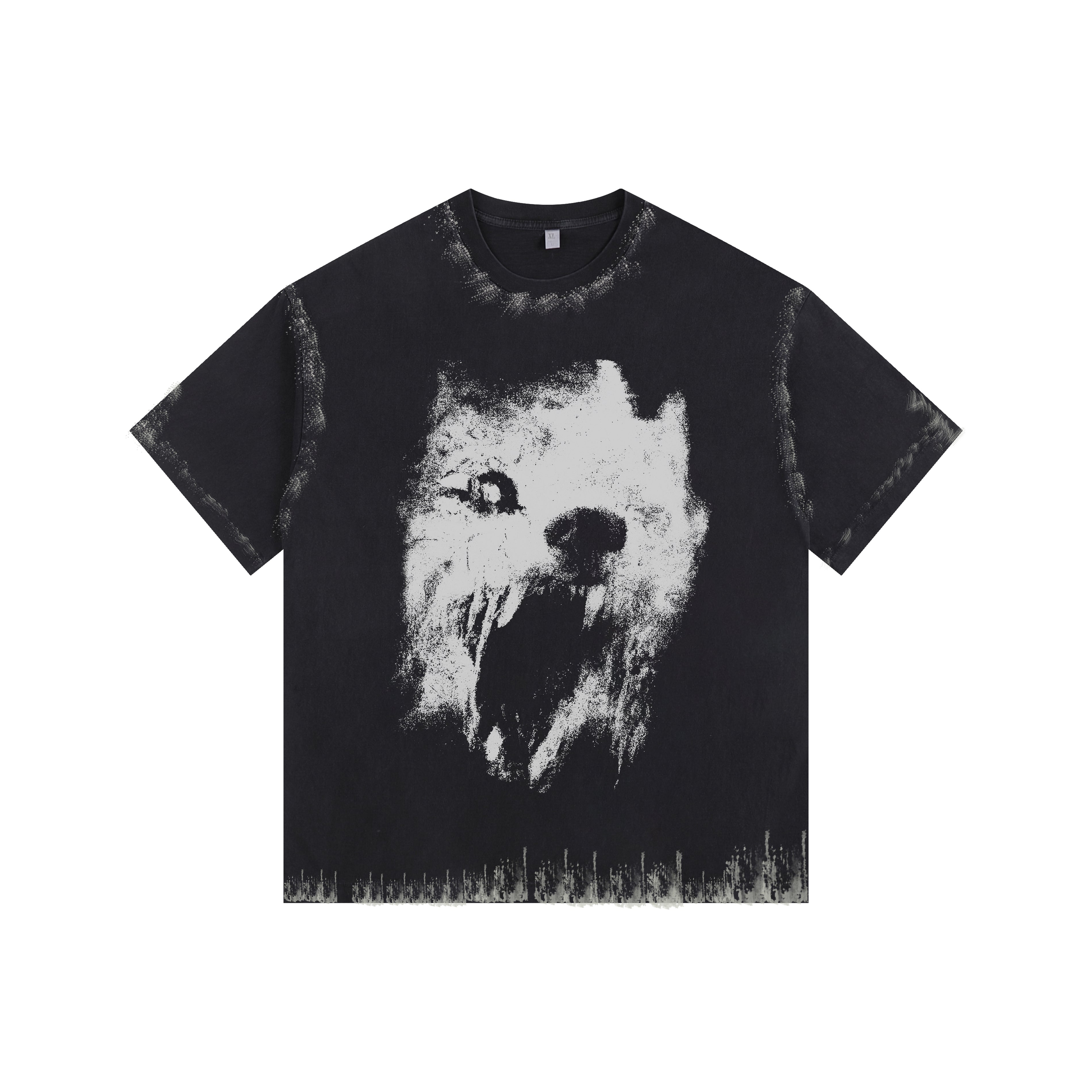 Beast Vintage-Washed Oversized T-shirt – [Oxide Union]