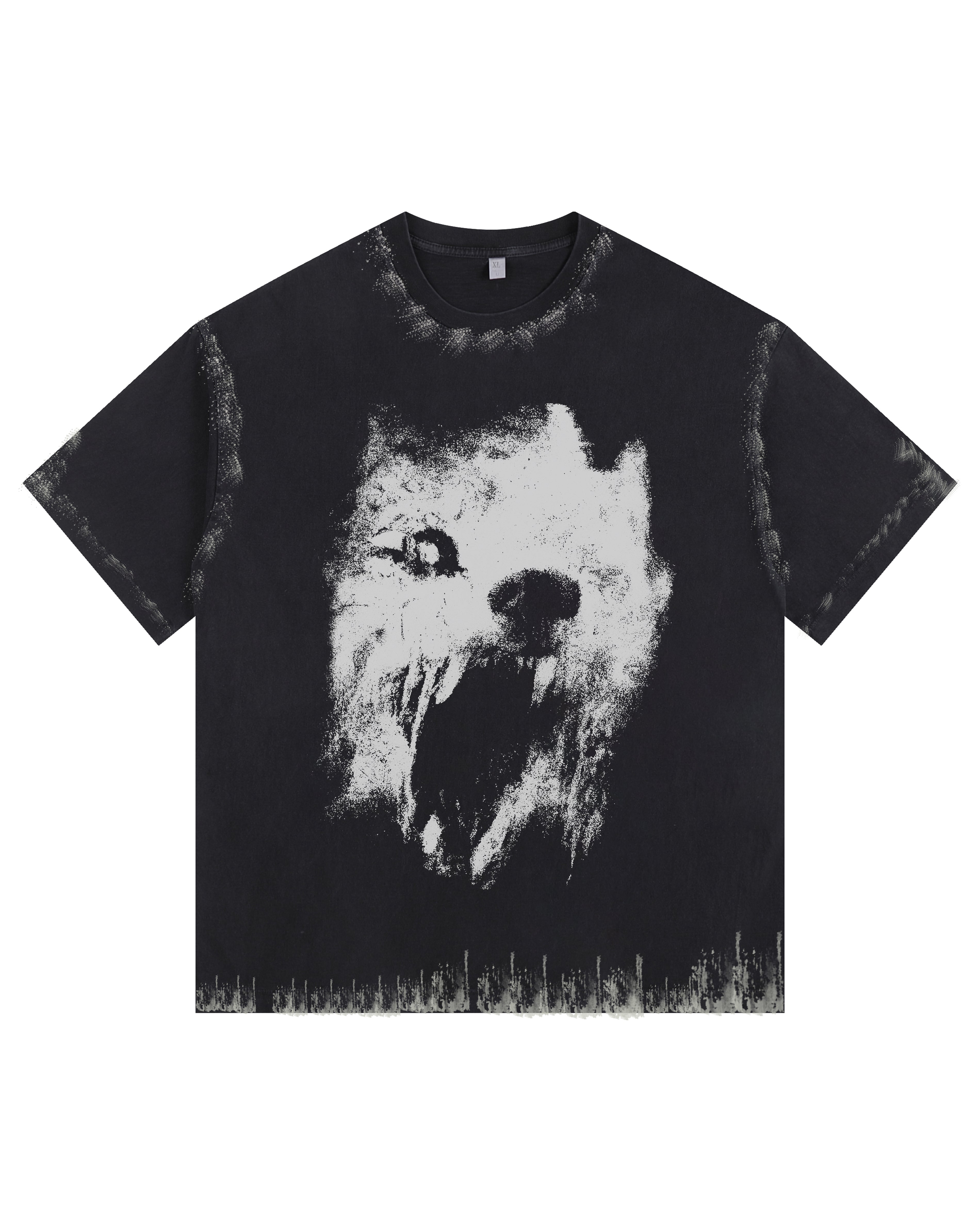 Beast Vintage-Washed Oversized T-shirt – [Oxide Union]