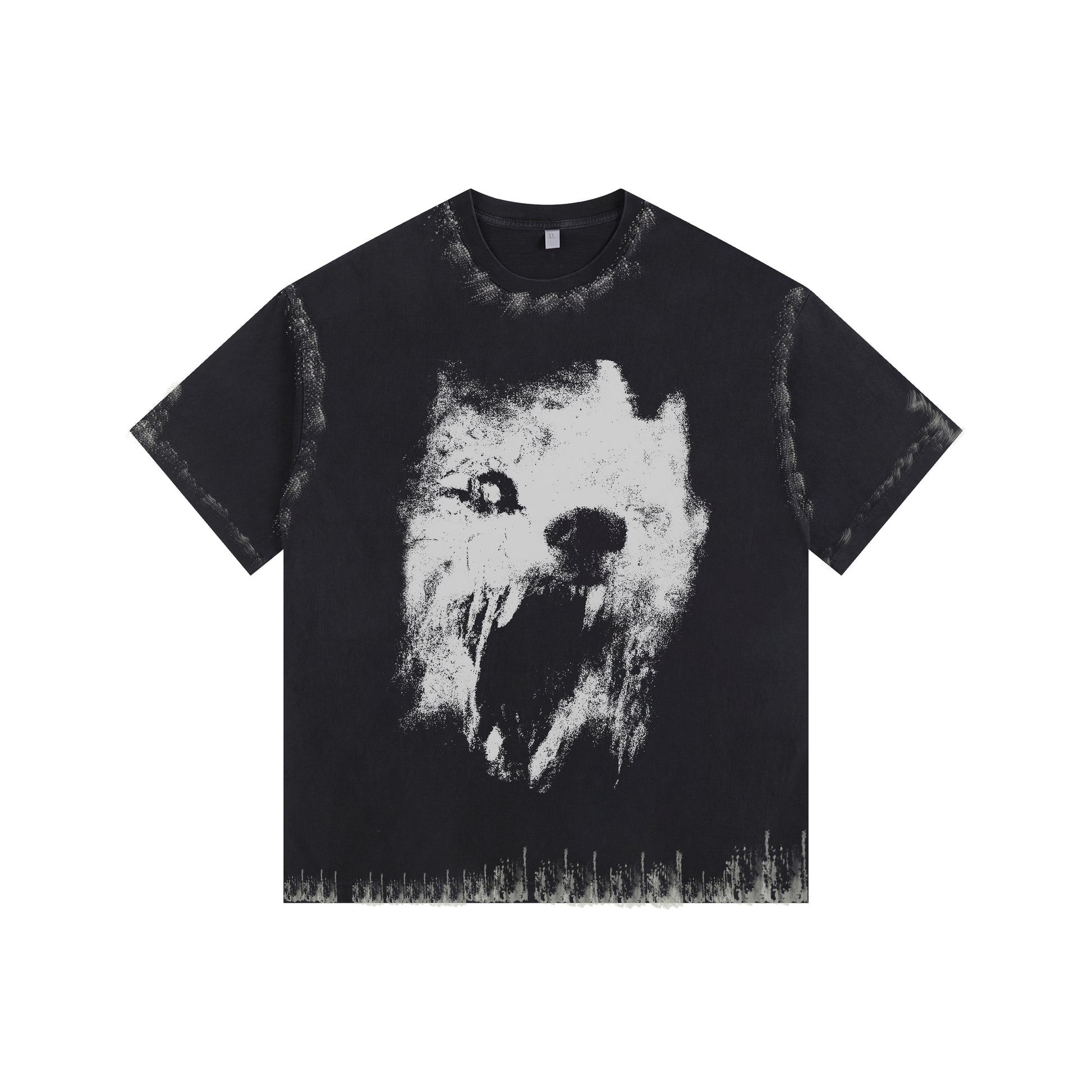 Beast Vintage-Washed Oversized T-shirt – [Oxide Union]