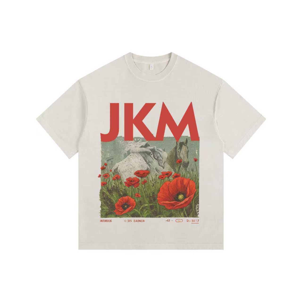 Meadow Bloom Vintage-washed oversized T-shirt