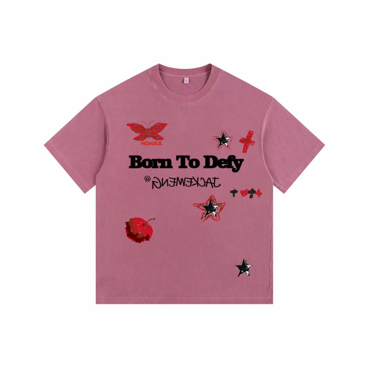 LETTER Vintage-washed oversize tee – [The Recounted Cloth]