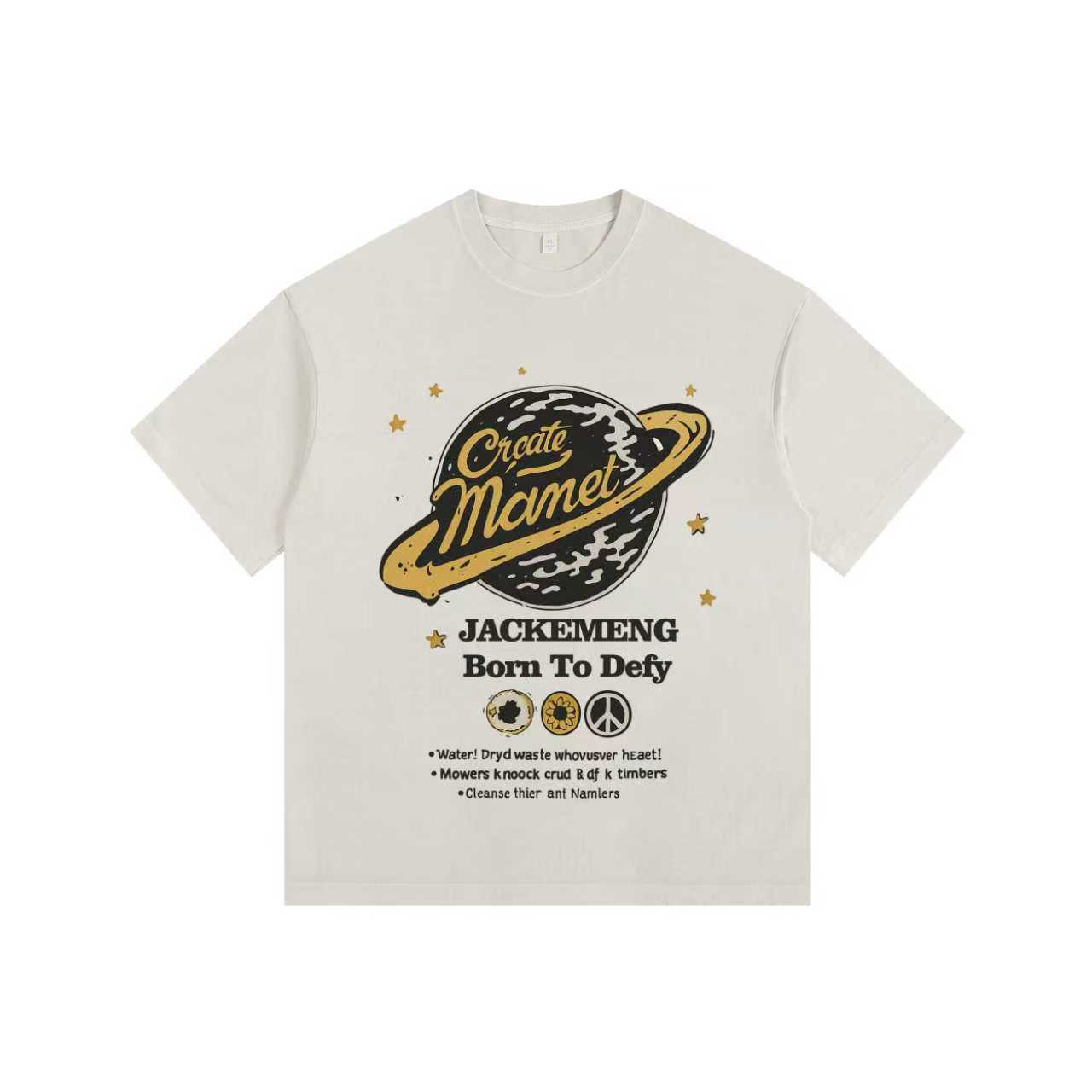 Planet Vintage-washed oversized T-shirt