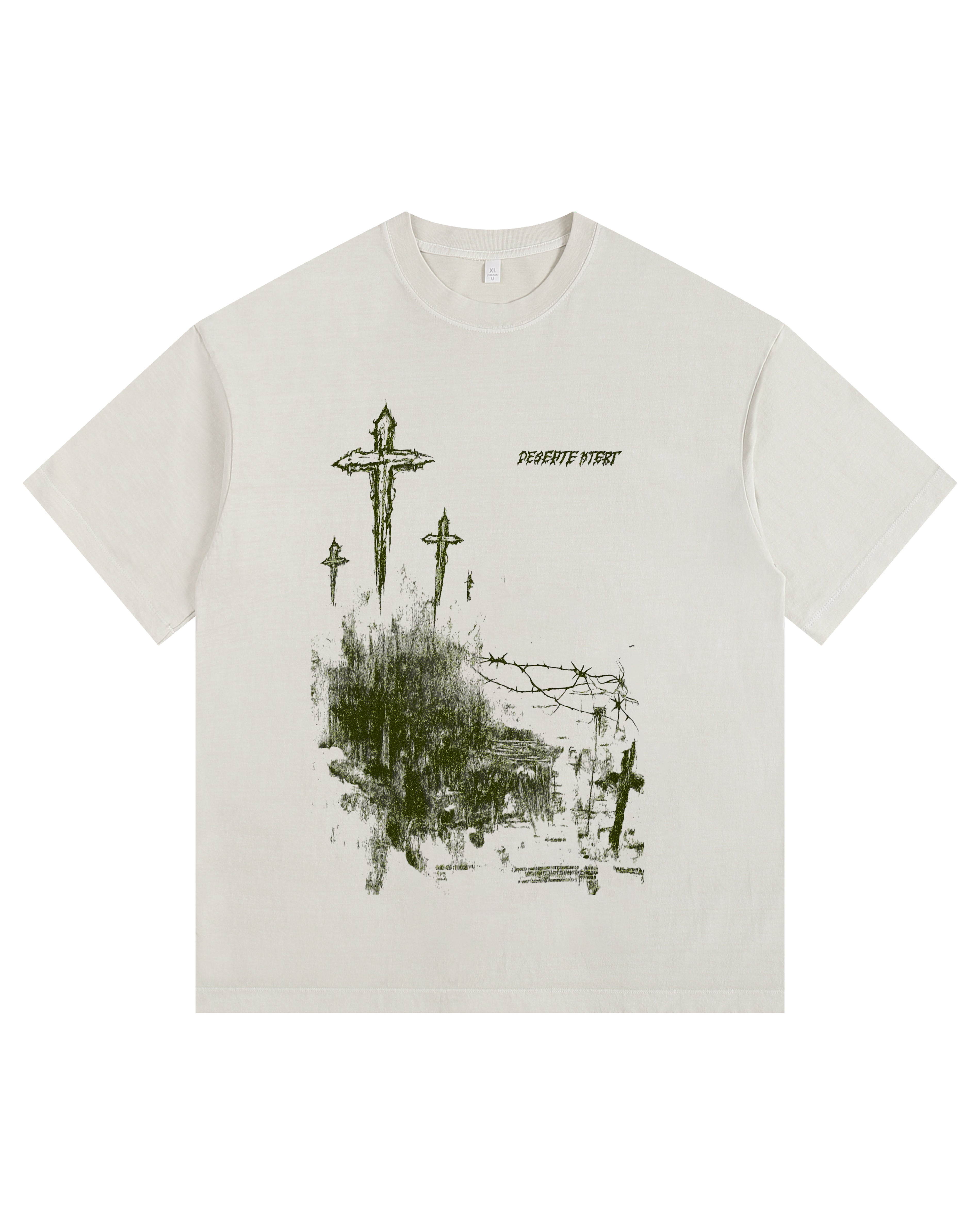 Thorm Cross Vintage-washed oversized T-shirt
