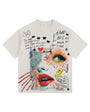 Street Graffiti Vintage-Washed Oversized T-shirt – [The Recounted Cloth]
