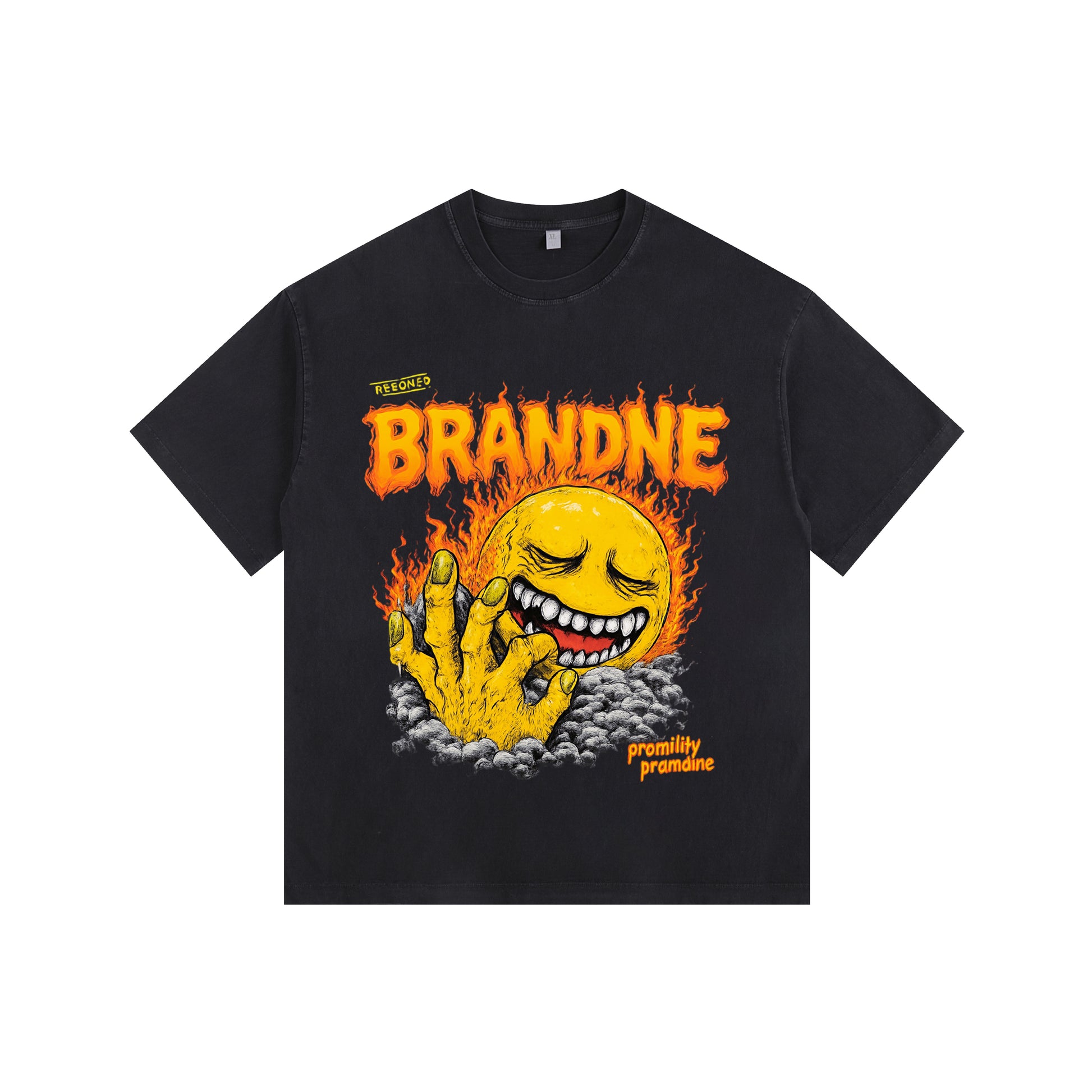 Emoji Vintage-Washed Oversized T-shirt