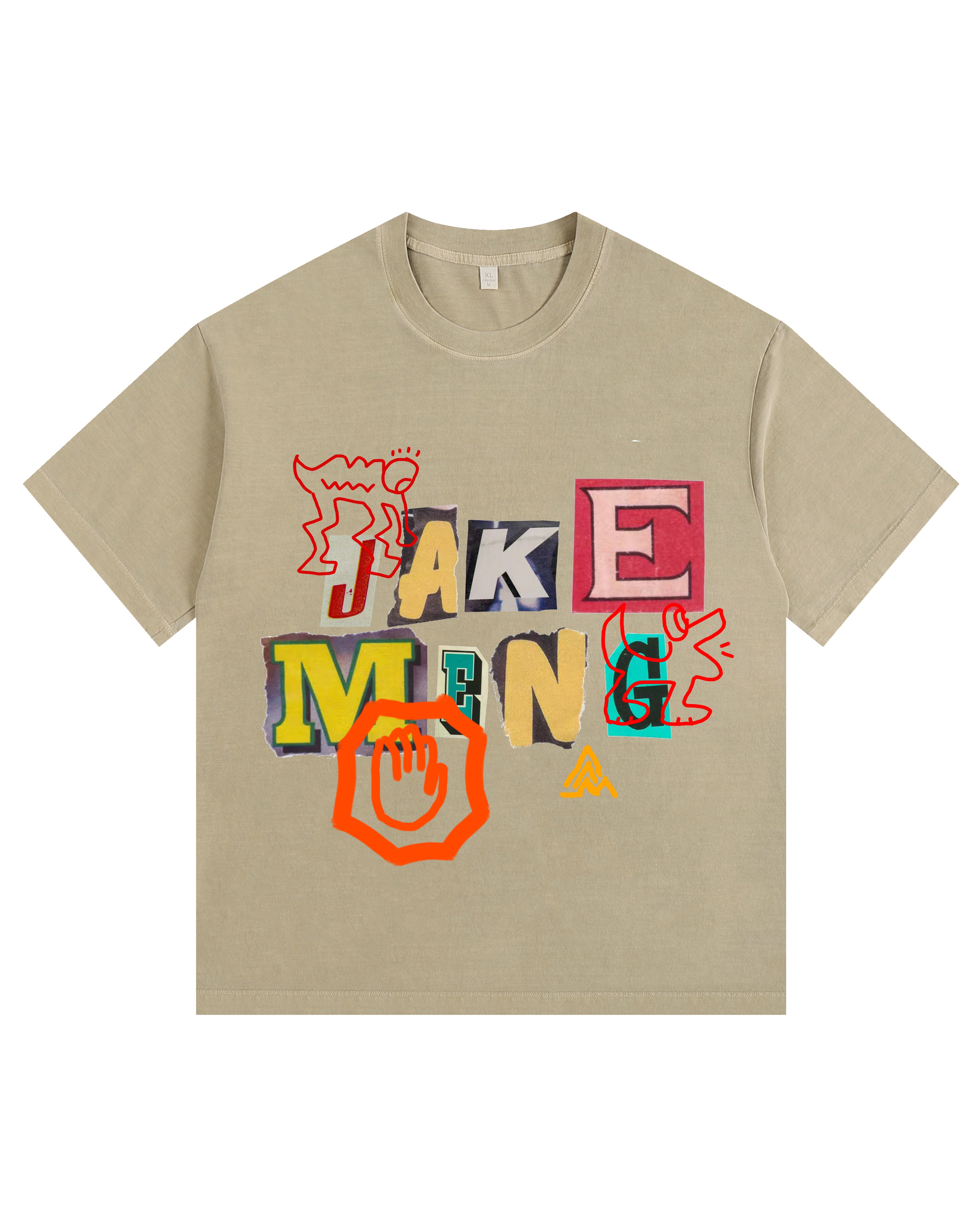 Who is JACKEMENG? Vintage-Washed Oversized Tee – [The Recounted Cloth]