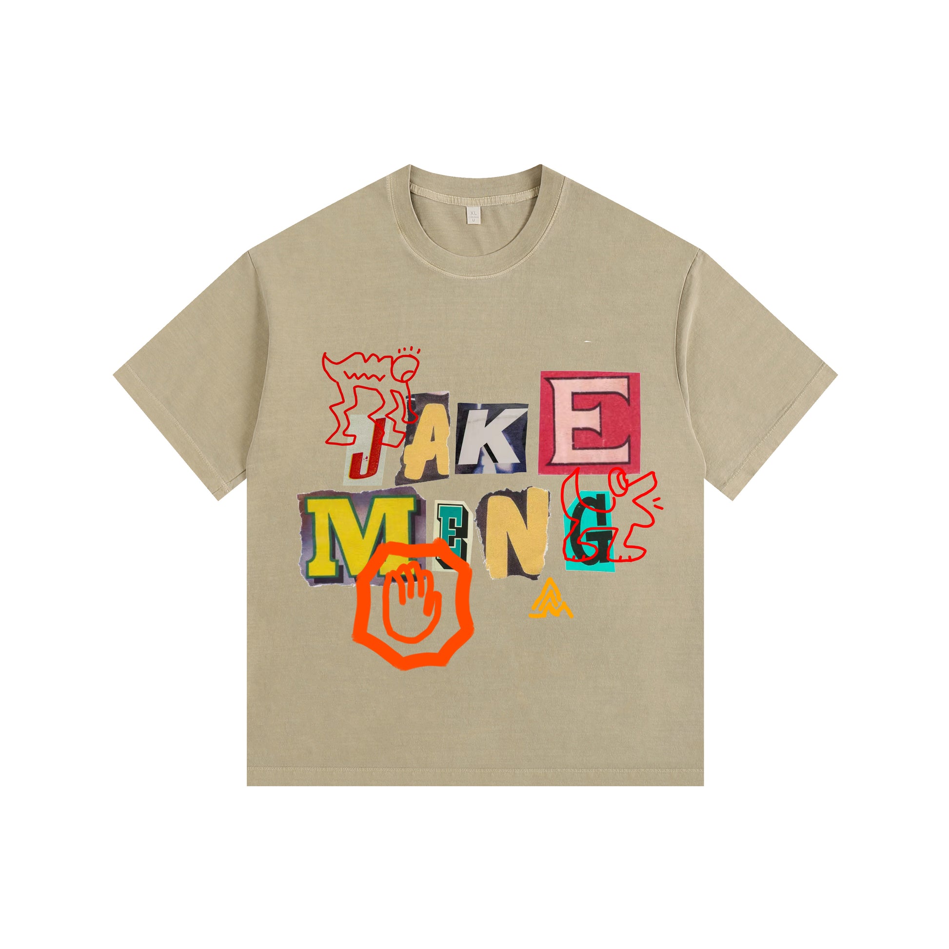 Who is JACKEMENG? Vintage-Washed Oversized Tee – [The Recounted Cloth]