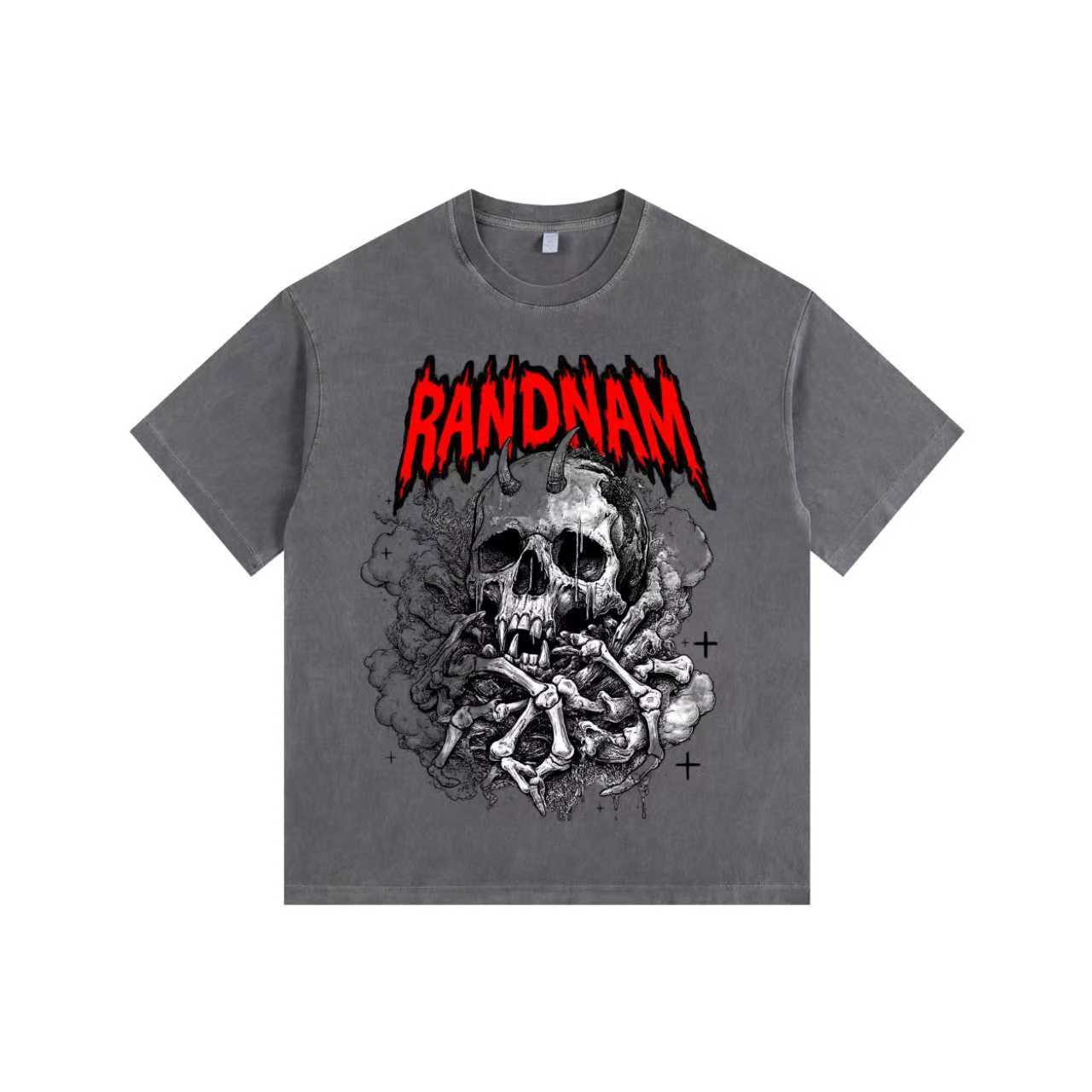 Dark Skull Vintage-washed oversized T-shirt