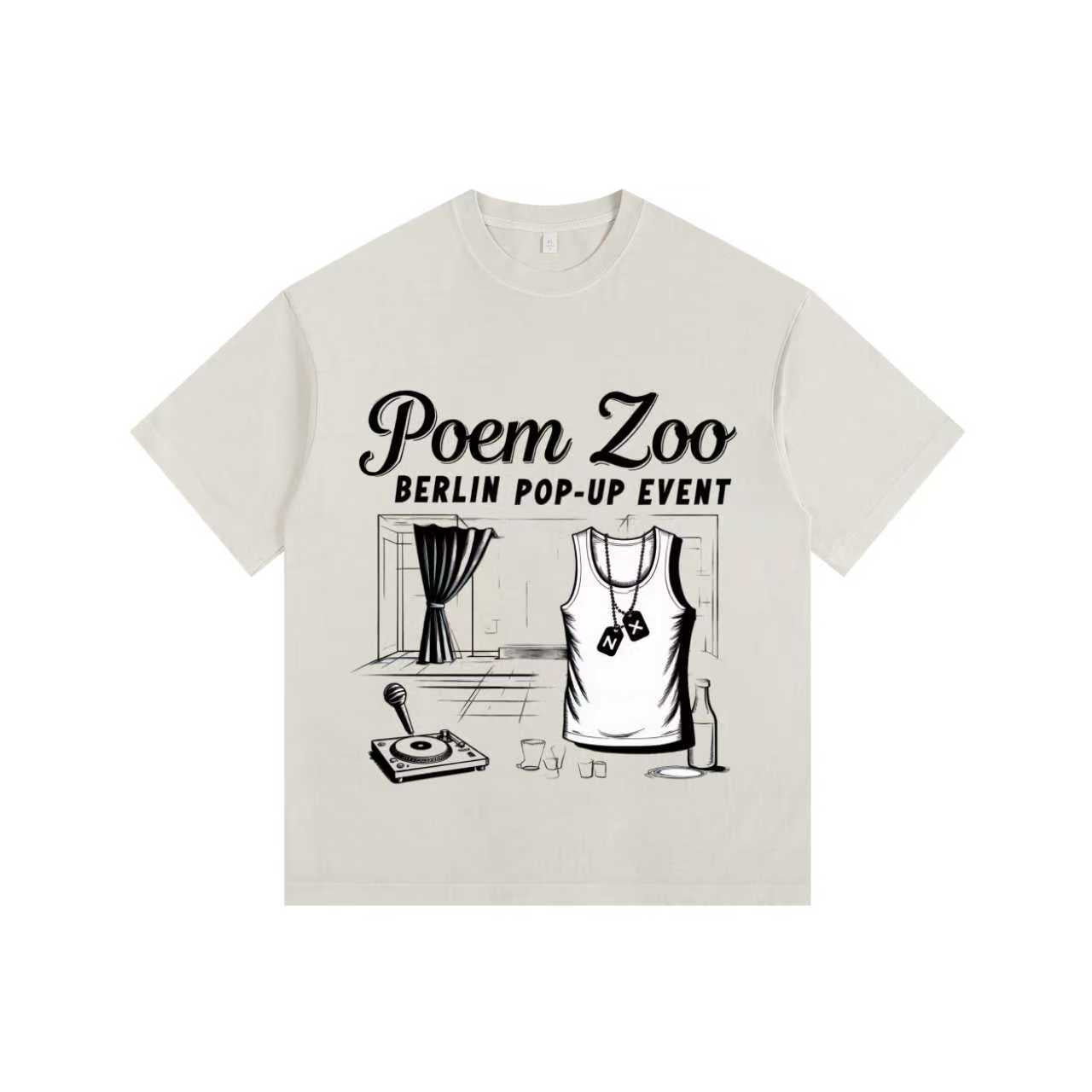 Weekend Vintage-Washed Oversized T-shirt