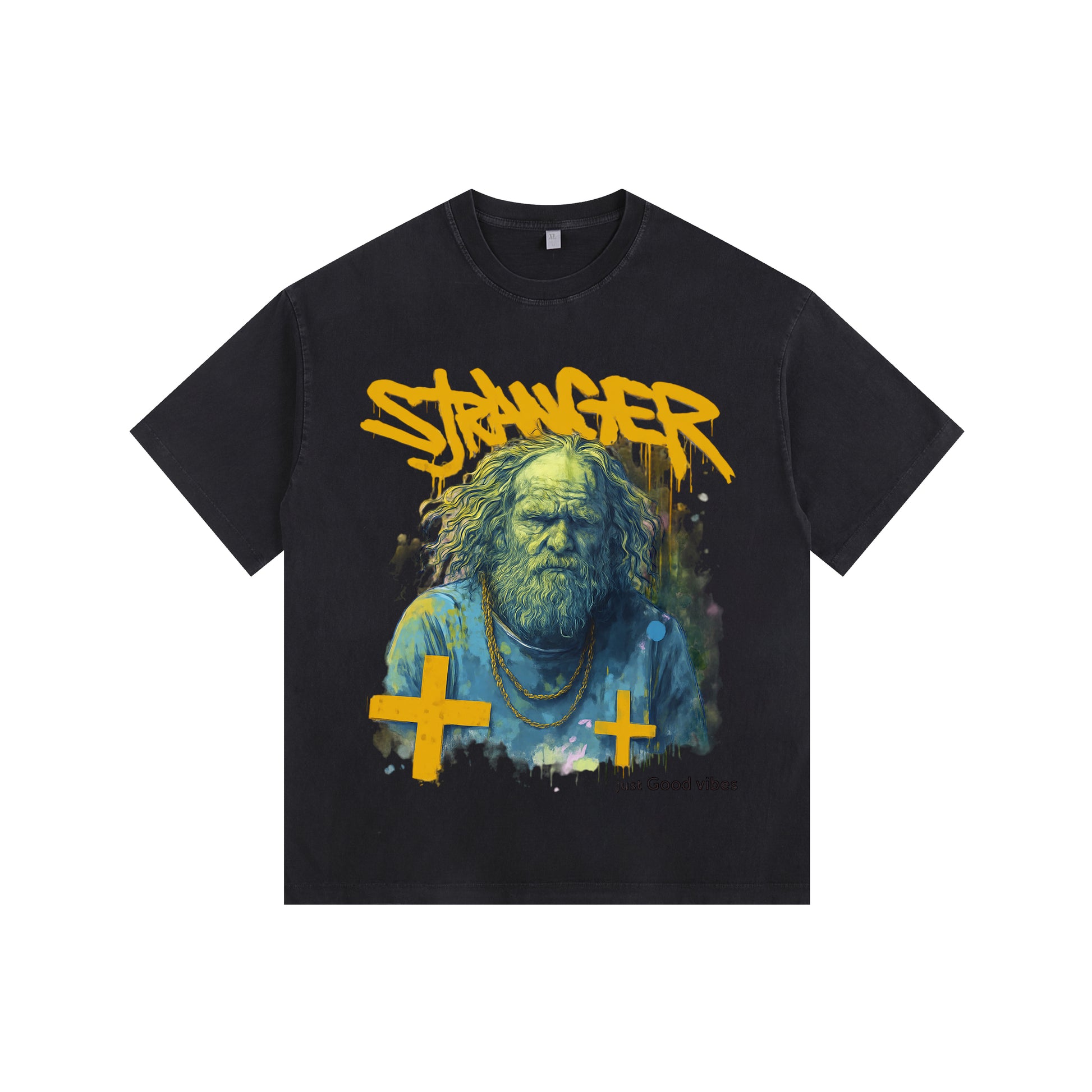 Cross Vintage-Washed Oversized T-shirt