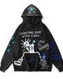 Eye Doodle Vintage-Washed  Hoodie – [The Recounted Cloth]