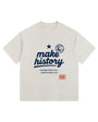 Letter Vintage-washed oversized T-shirt