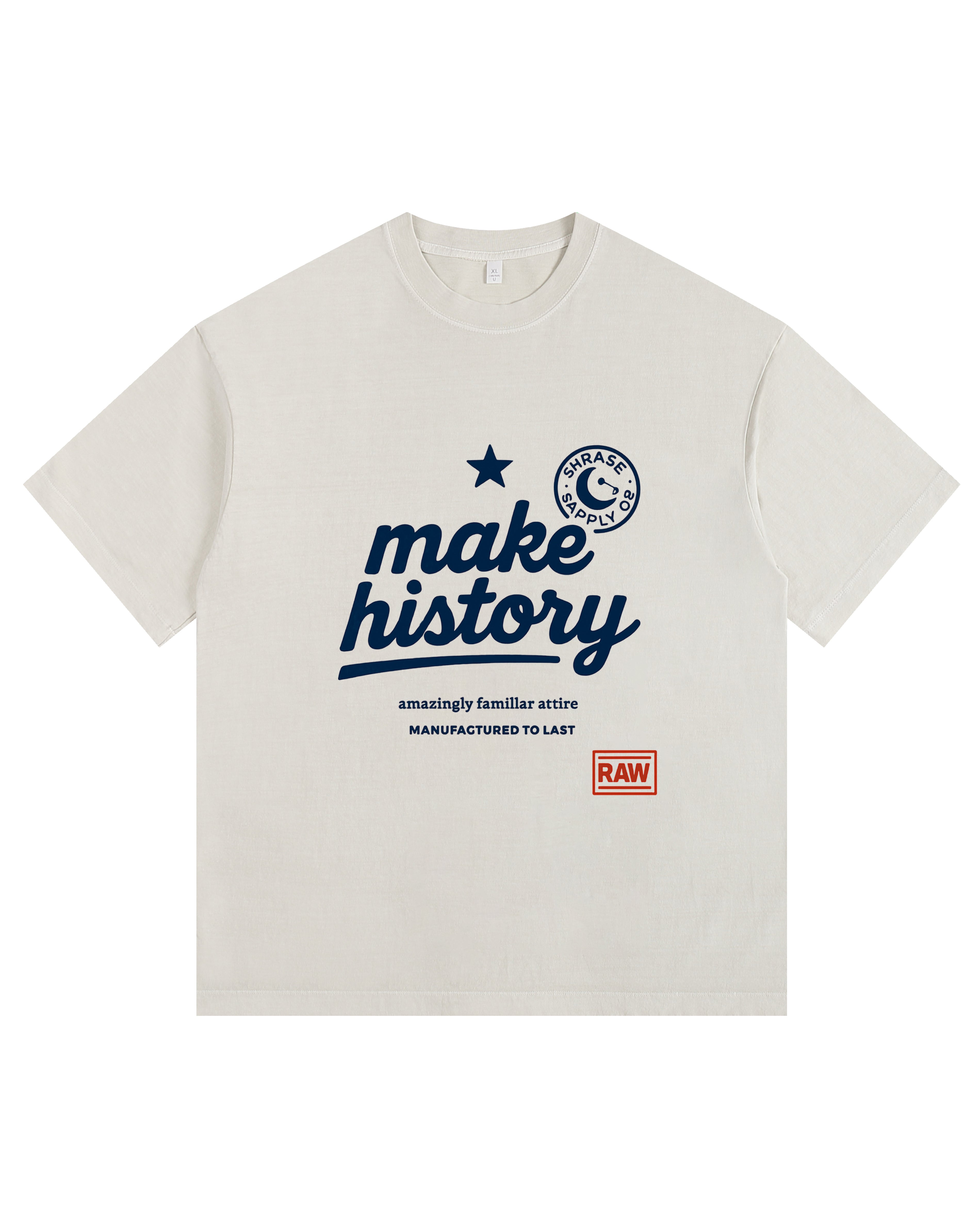 Letter Vintage-washed oversized T-shirt