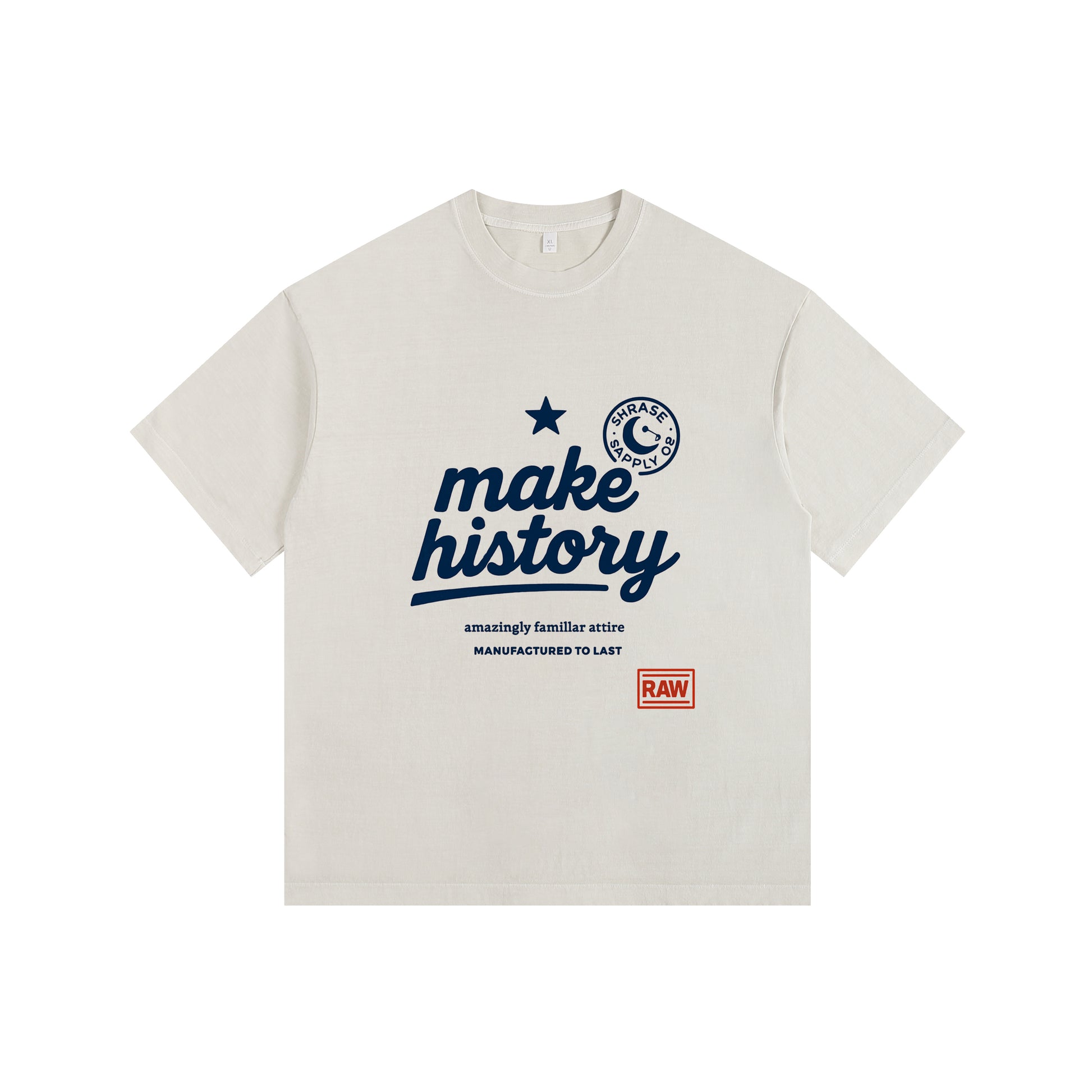 Letter Vintage-washed oversized T-shirt