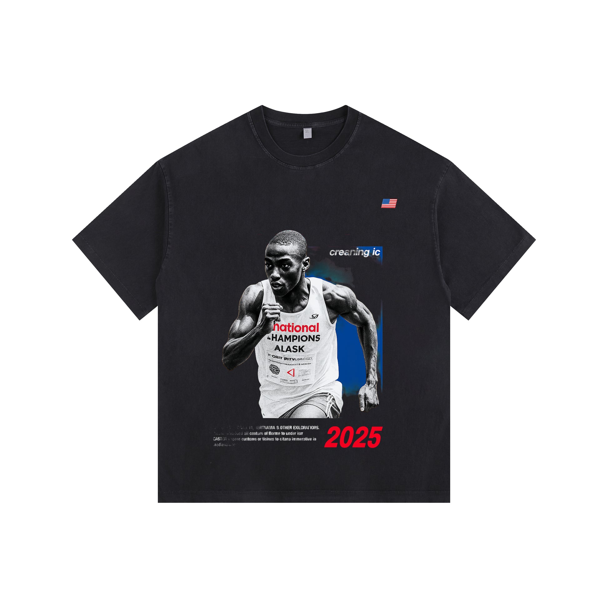 Elite Sprinter Vintage-washed oversized T-shirt