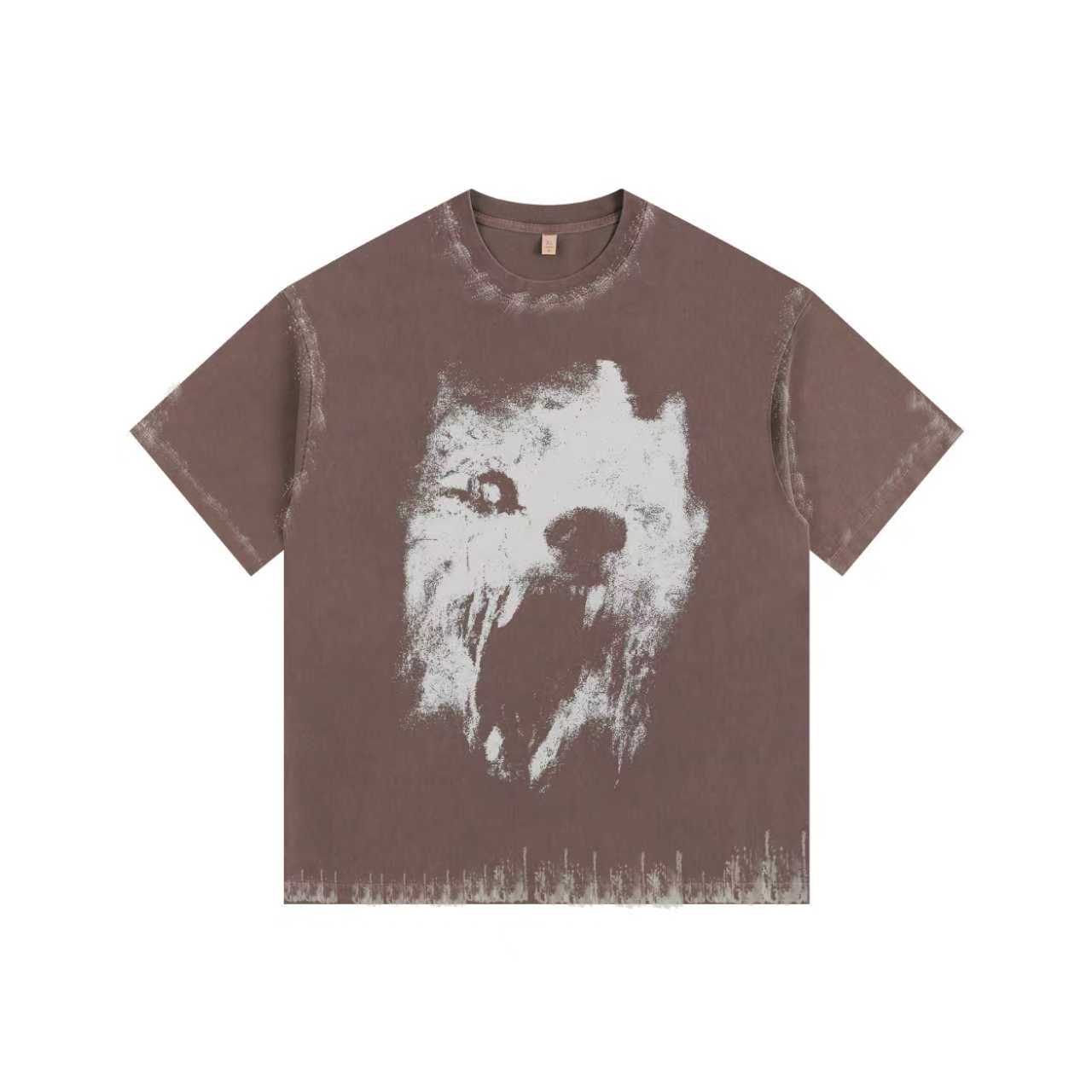 Beast Vintage-Washed Oversized T-shirt – [Oxide Union]