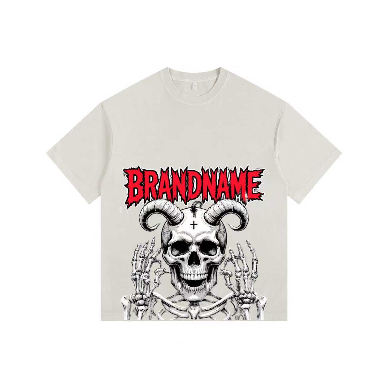 Satan Force Vintage-washed oversized T-shirt