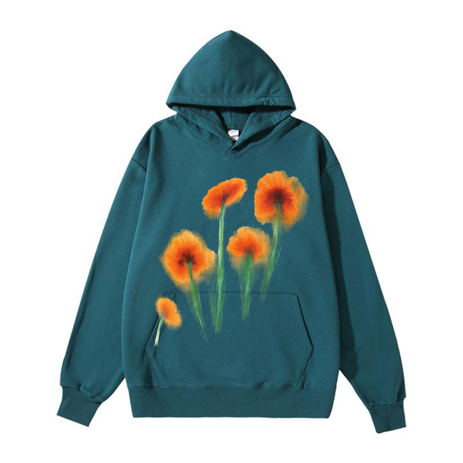 Art Bloom Vintage-Washed  Hoodie