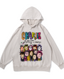 Vivid Crew Vintage-washed oversize hoodie