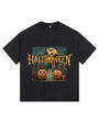 Village Vintage-Washed Oversized Tee – [Halloween🎃]