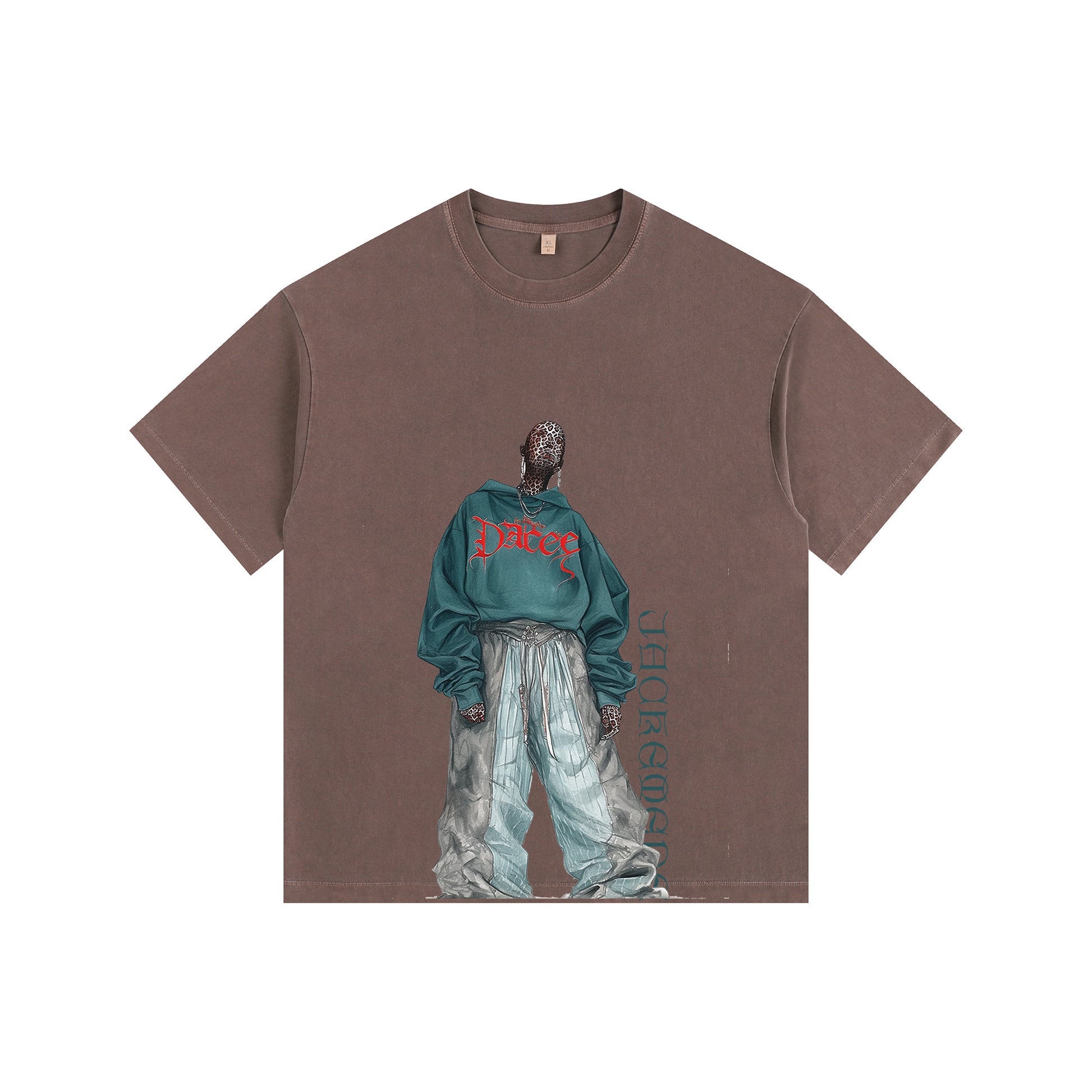 Spotted Muse Vintage-Washed Oversized Tee
