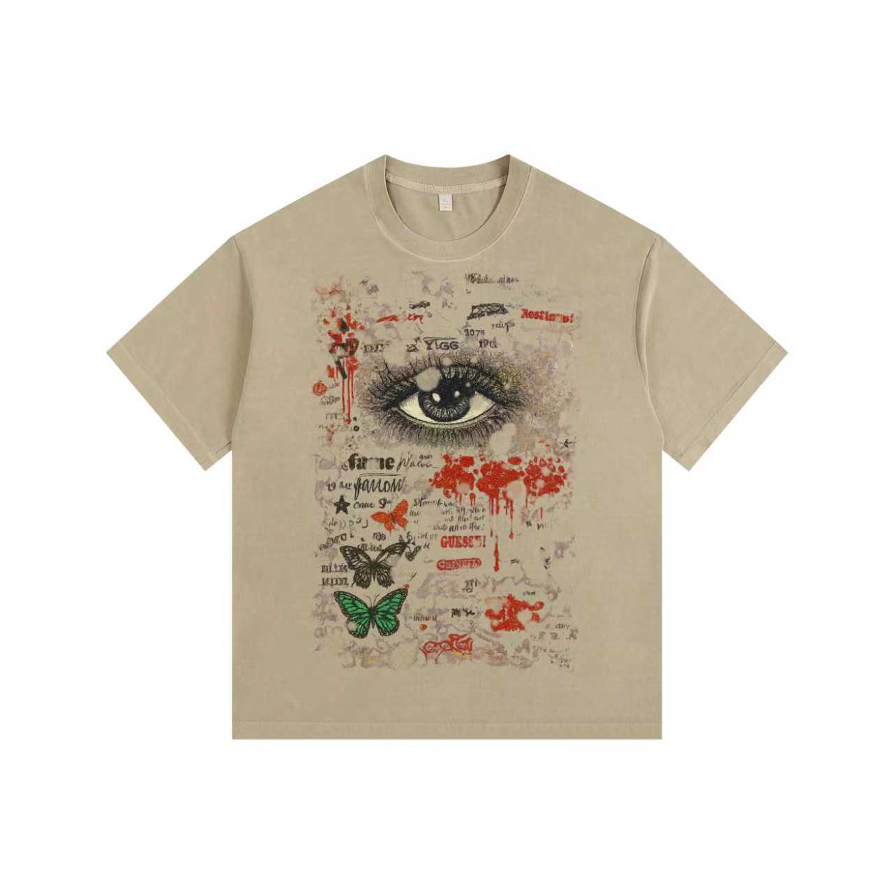 Street Gaze Vintage-washed oversized T-shirt
