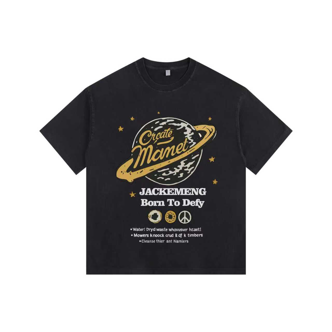 Planet Vintage-washed oversized T-shirt