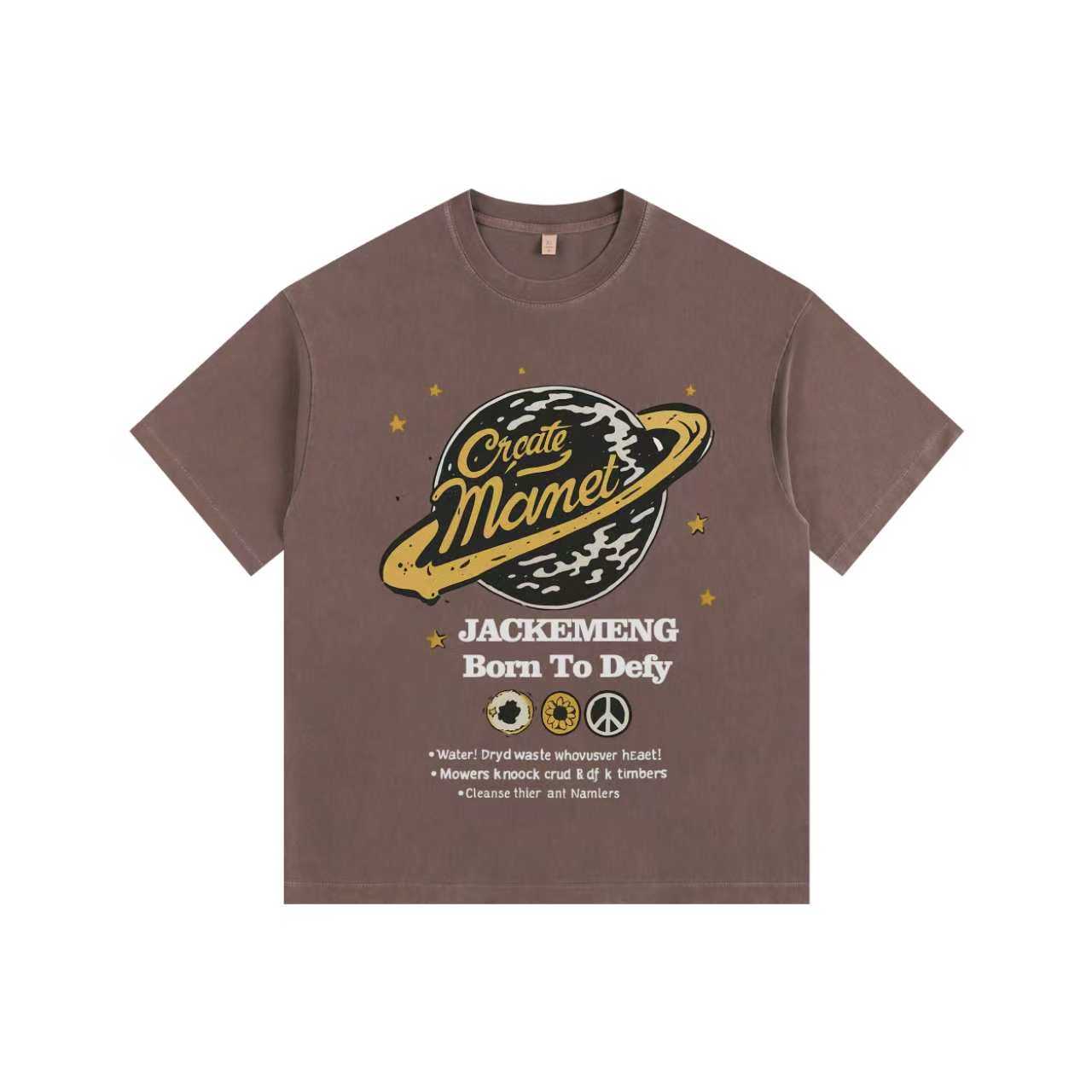 Planet Vintage-washed oversized T-shirt