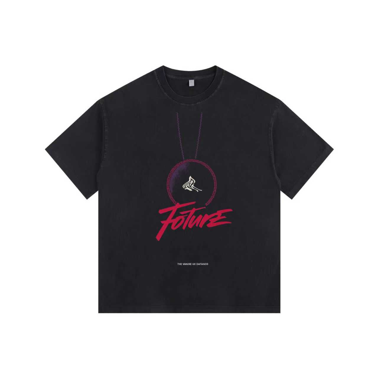 Technology Vintage-washed oversized T-shirt