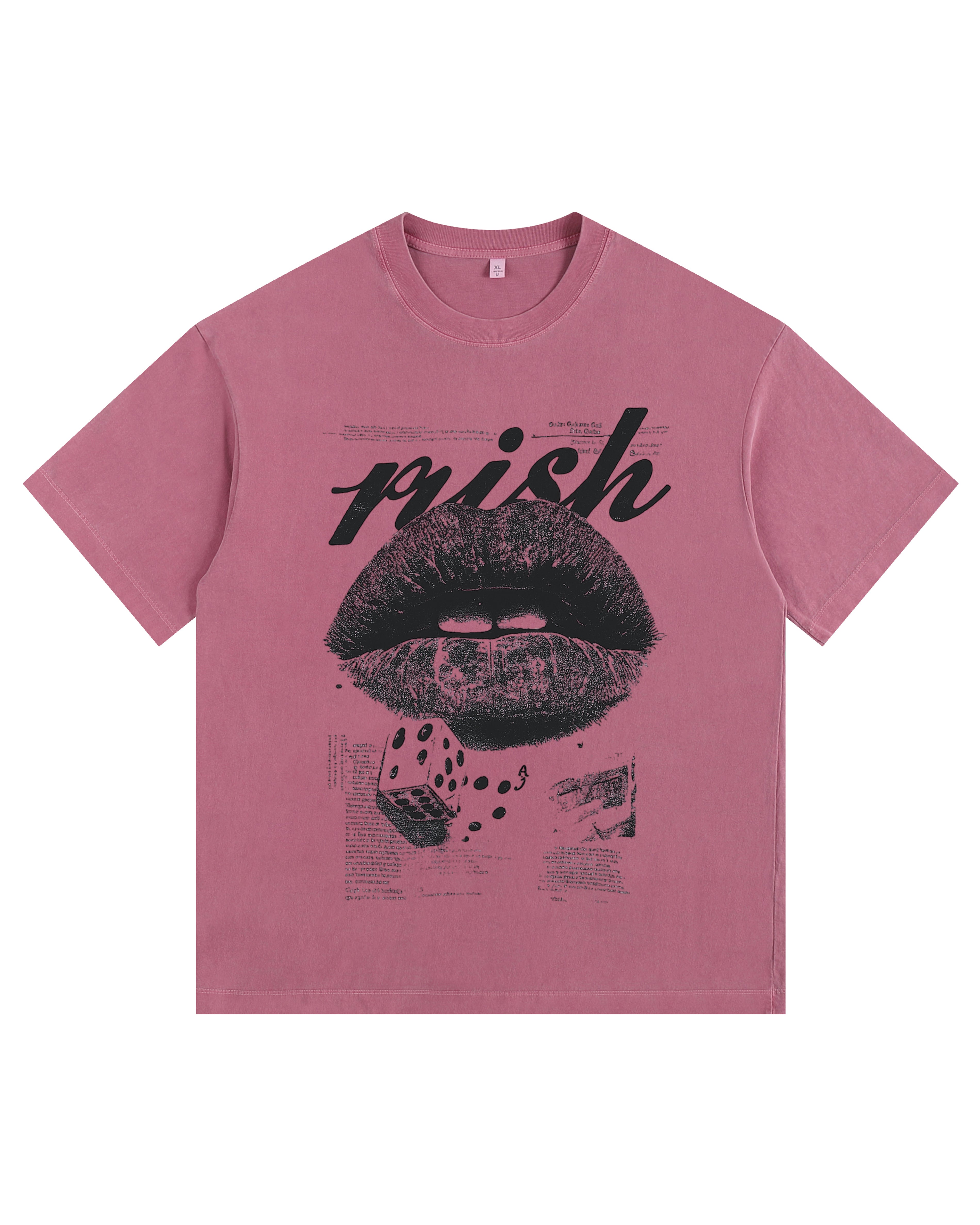 CLUBLIP Vintage-washed oversized T-shirt