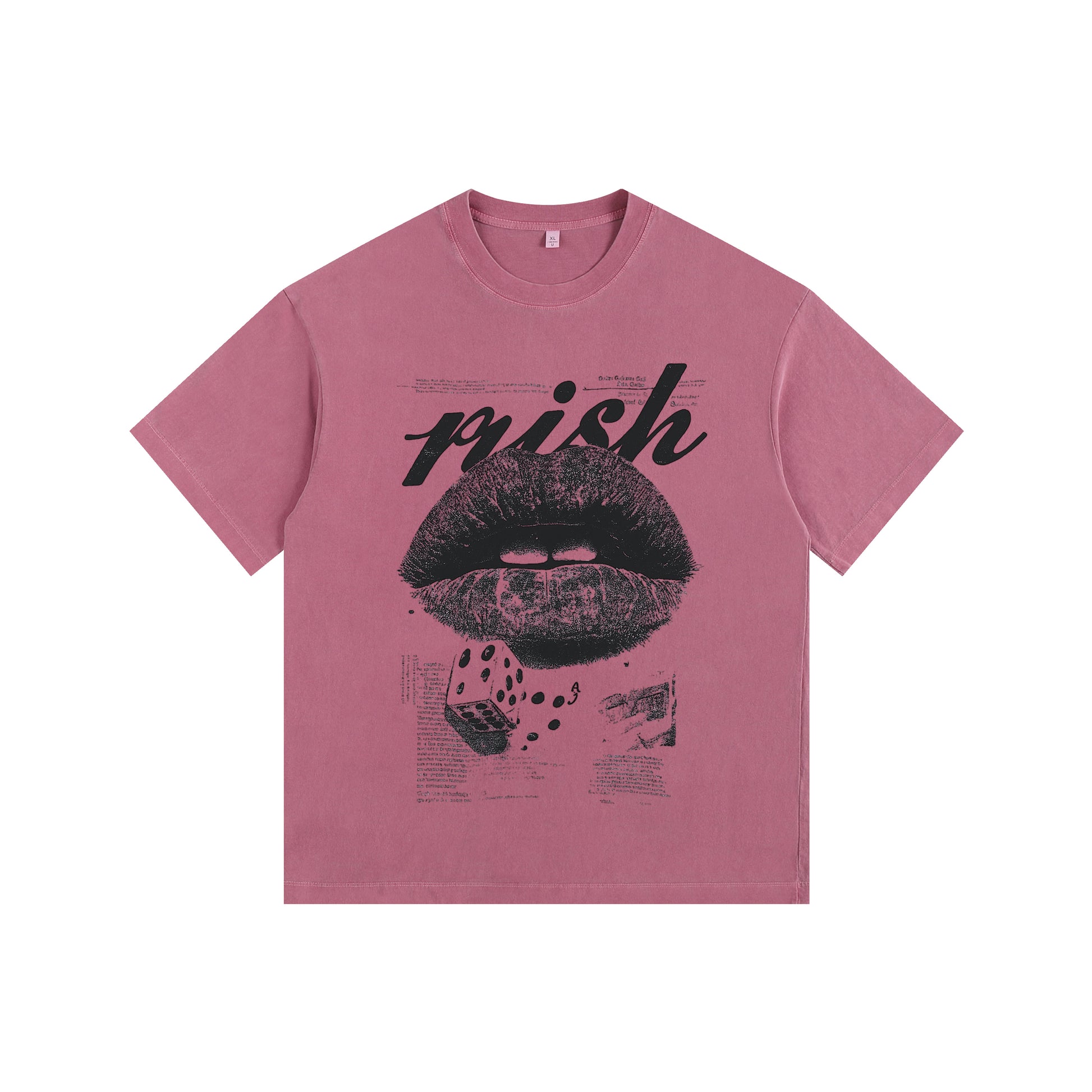 CLUBLIP Vintage-washed oversized T-shirt
