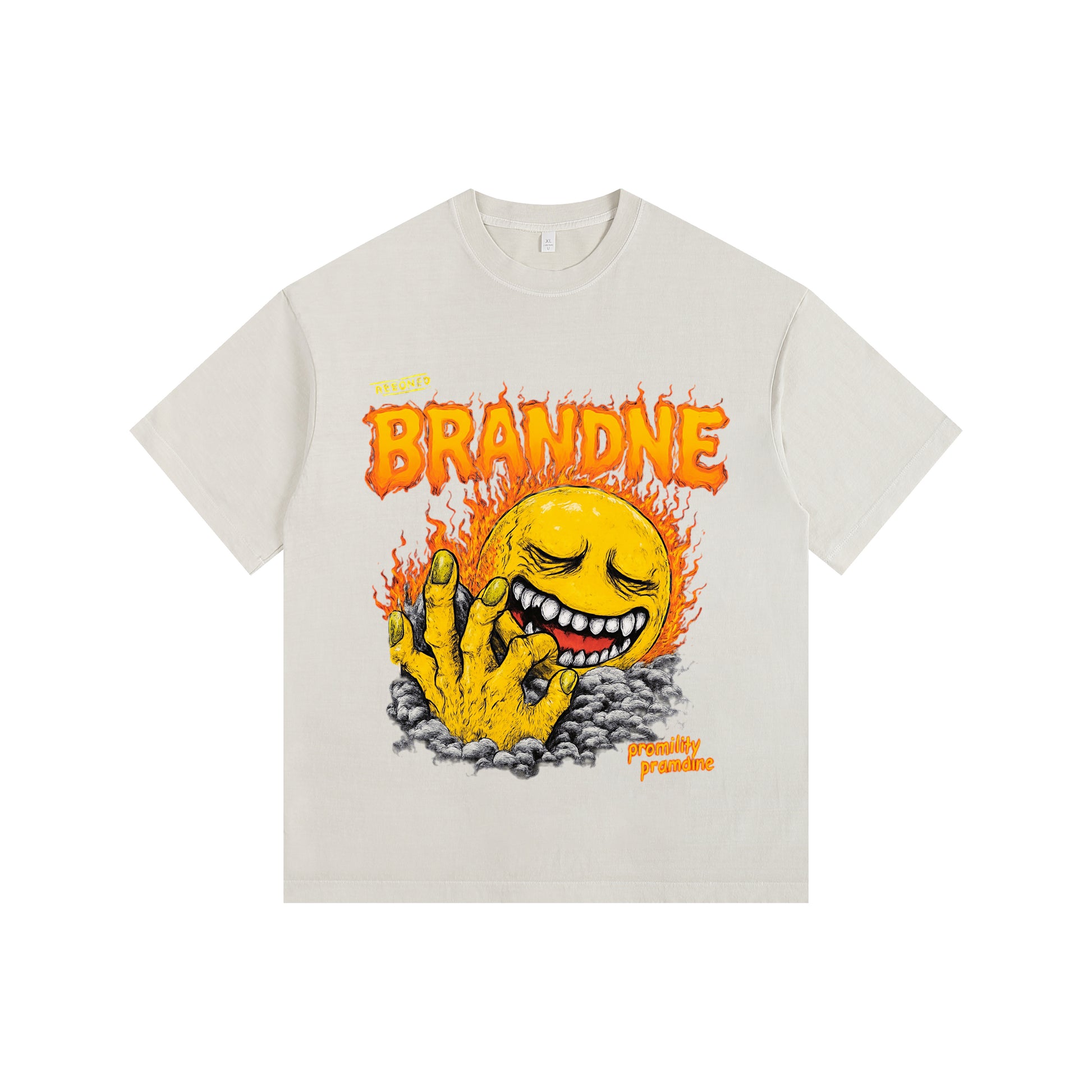 Emoji Vintage-Washed Oversized T-shirt