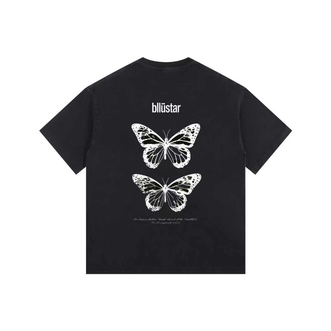 Butterfly Vintage-washed oversized T-shirt