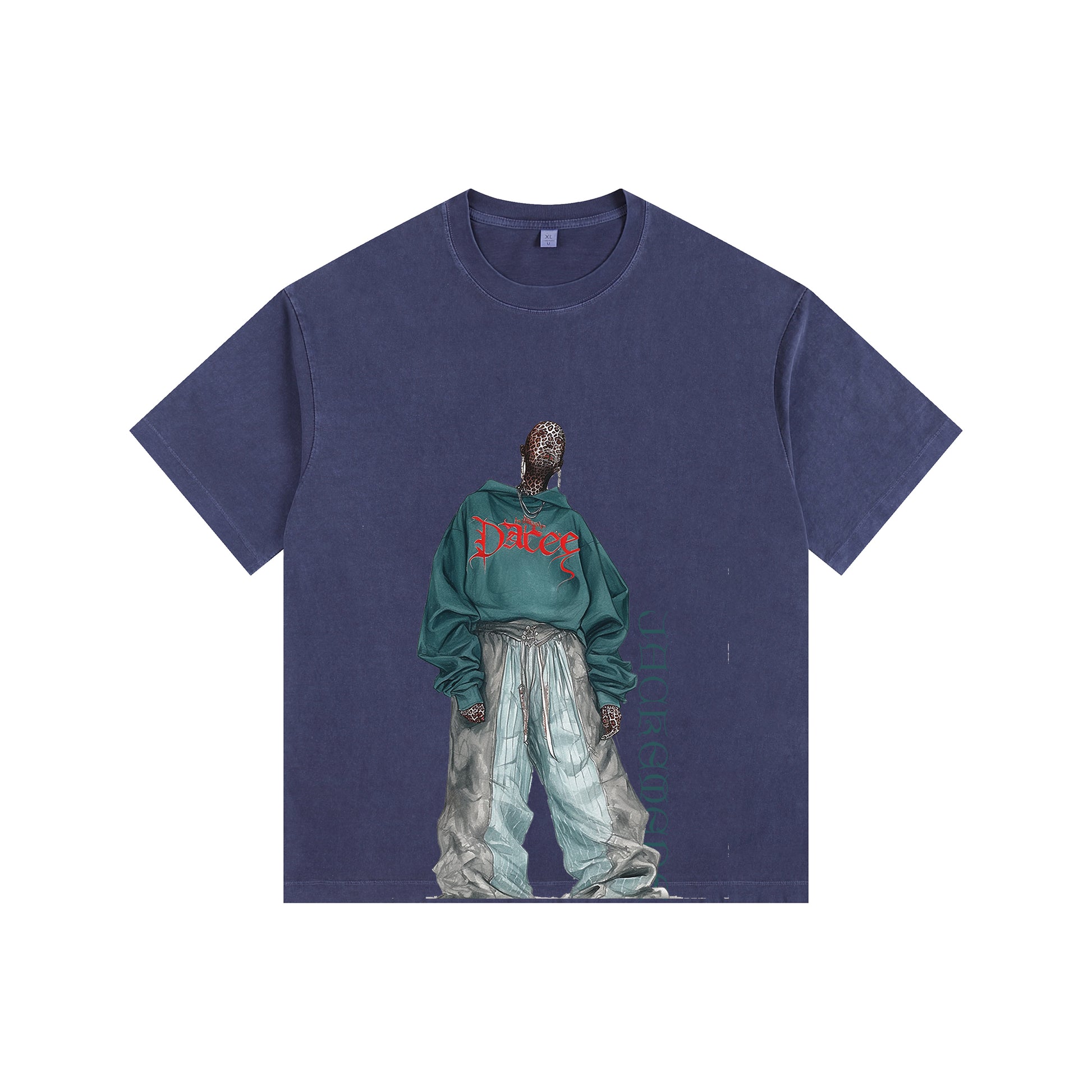 Spotted Muse Vintage-Washed Oversized Tee