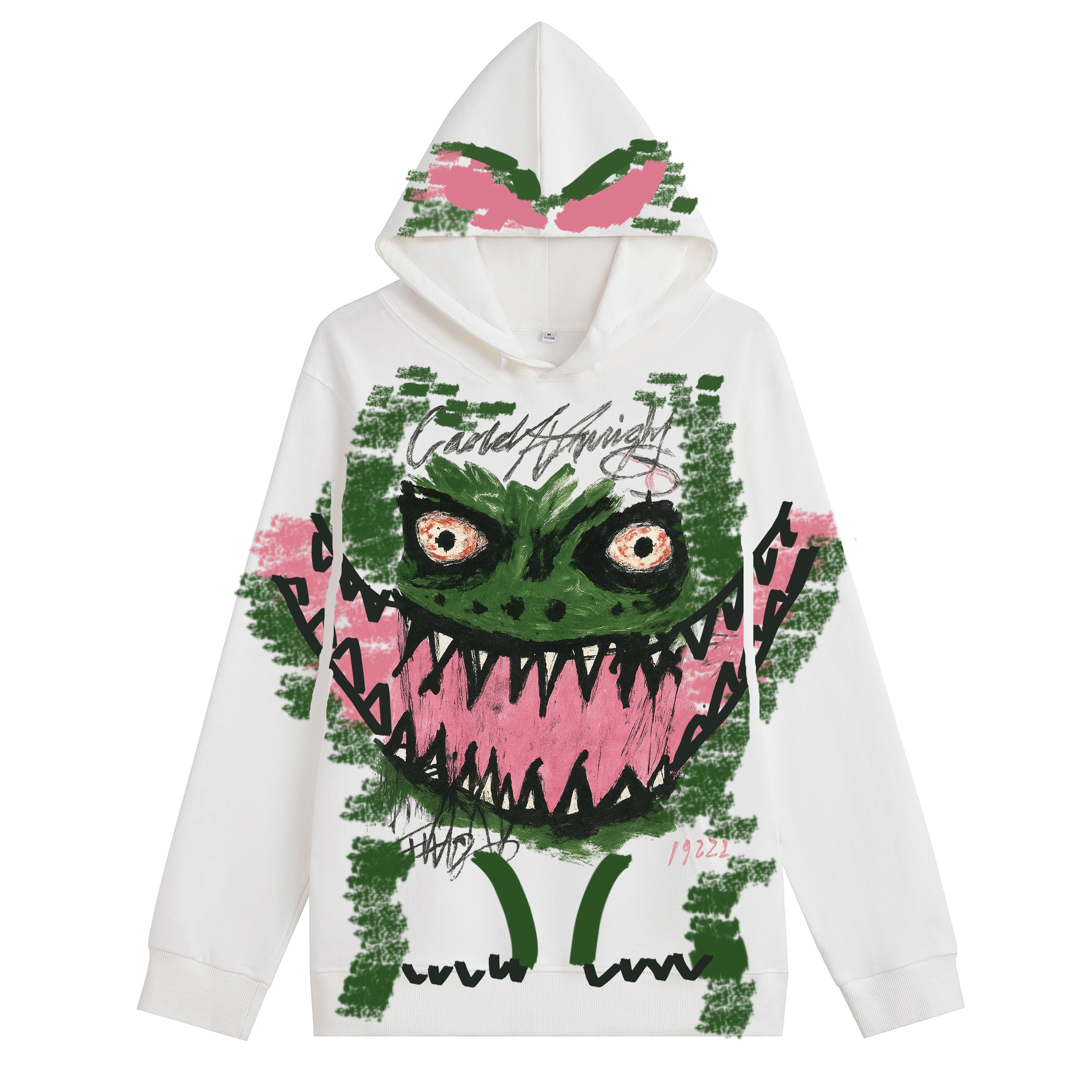 Ribbit & Fang  Vintage-Washed  Hoodie - [The Recounted Cloth]