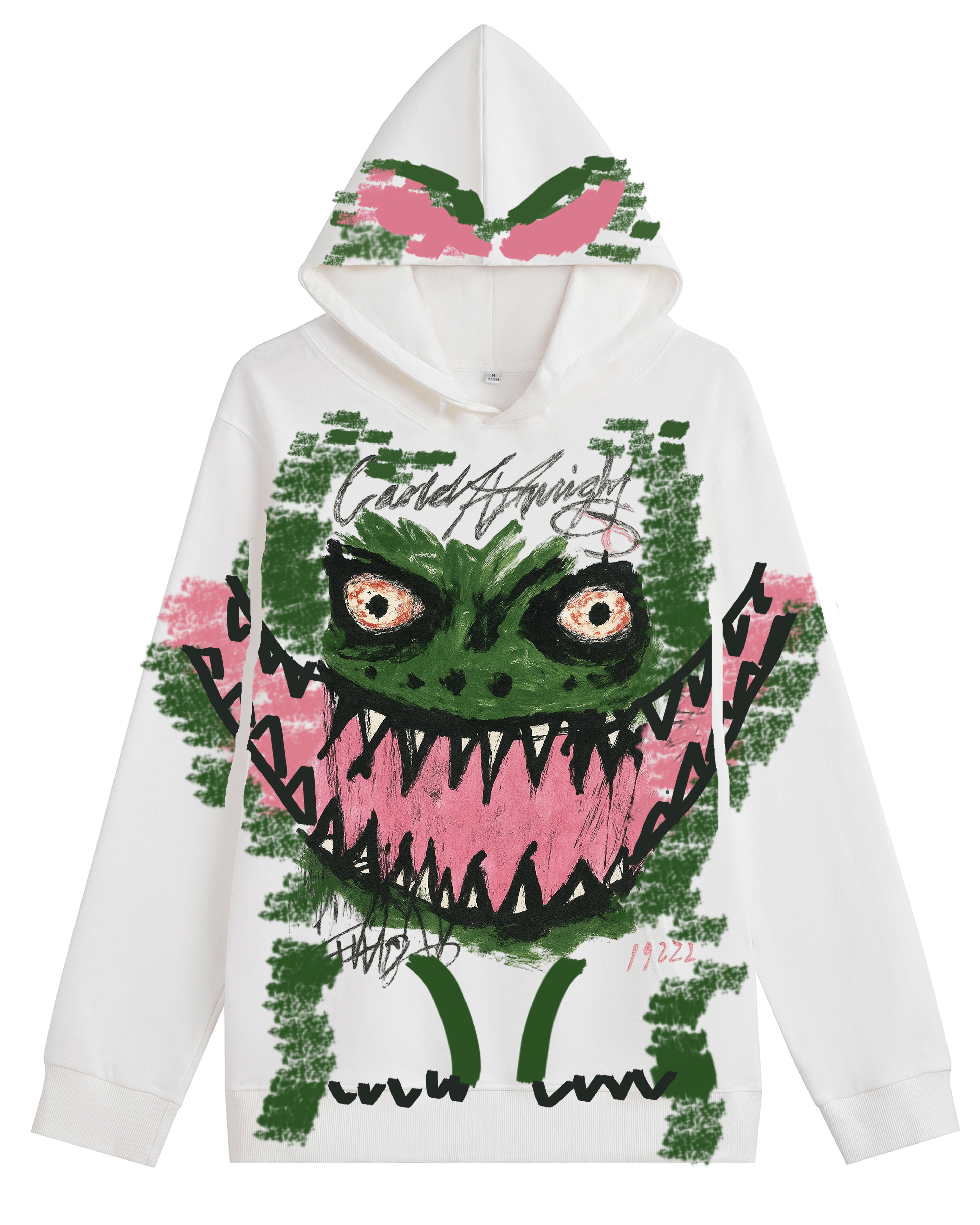 Ribbit & Fang  Vintage-Washed  Hoodie - [The Recounted Cloth]