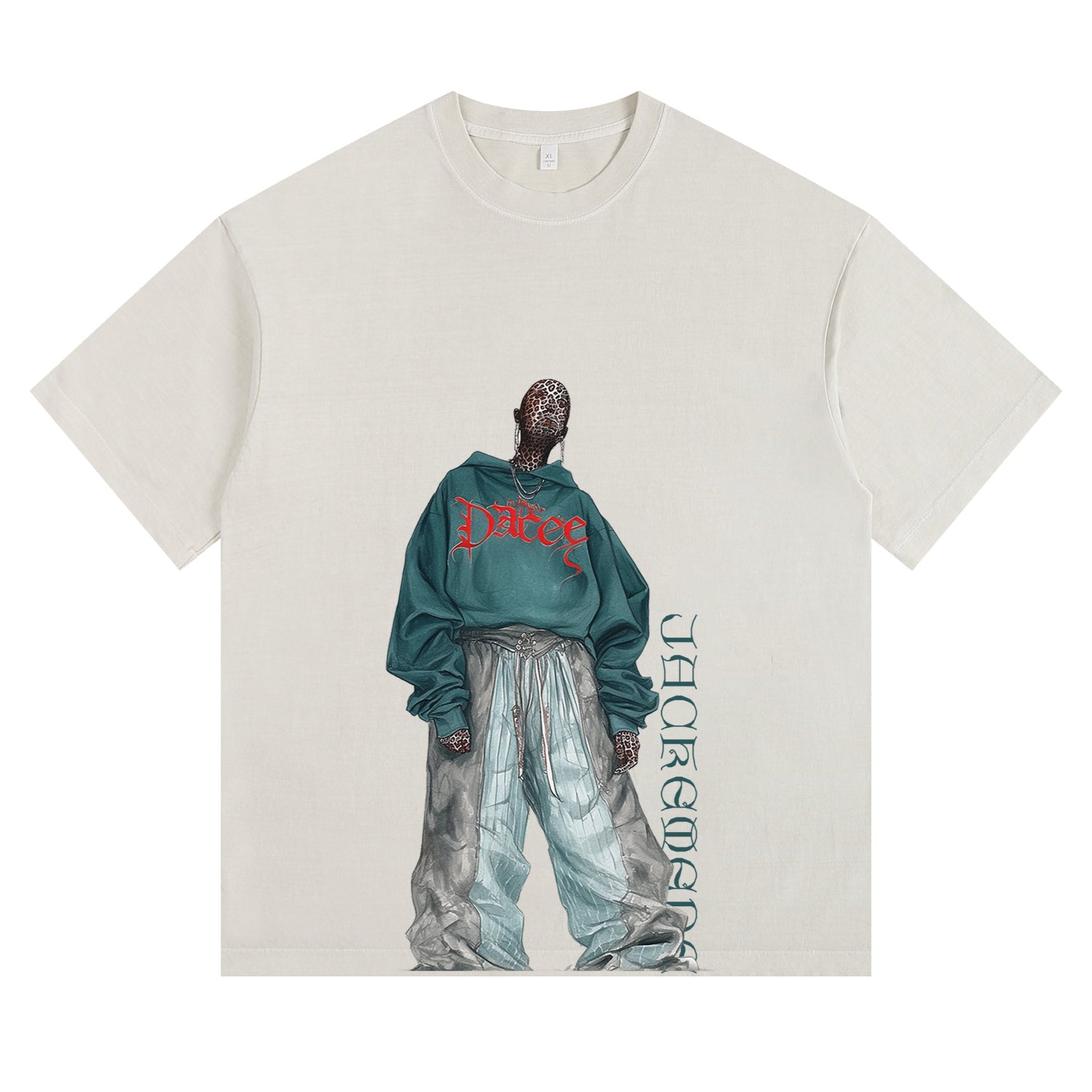 Spotted Muse Vintage-Washed Oversized Tee